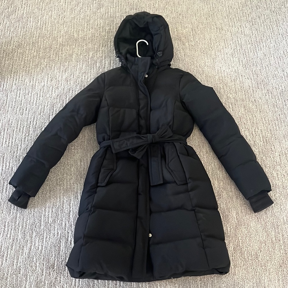 J Crew Long Puffer Coat